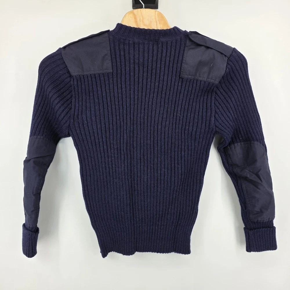 Brigade Quartermasters Action Gear Sweater - Woolly Pully - Navy Mens LARGE